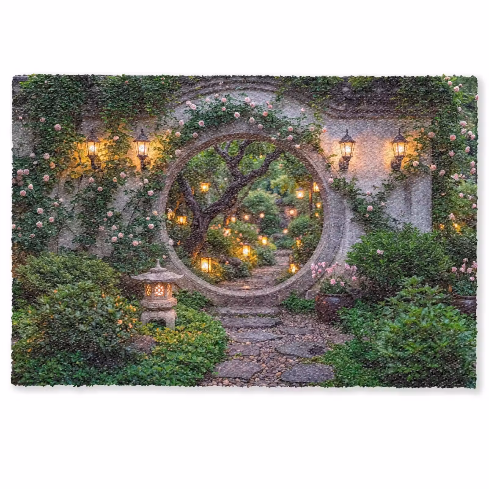 Fußmatte - Tor – Garten – Beleuchtung — 1