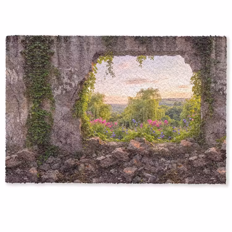 Fußmatte - Mauer – Natur – Blumen — 1