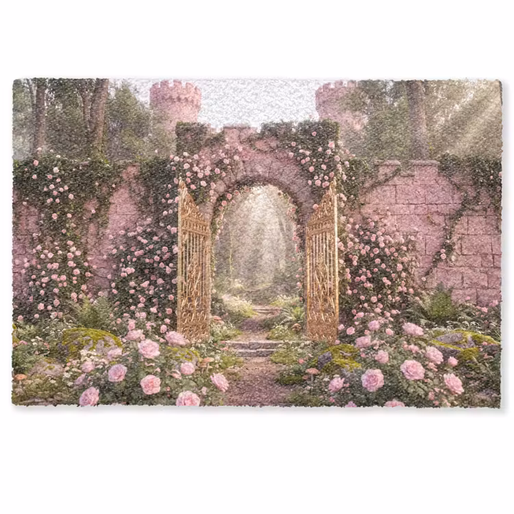 Fußmatte - Tor – Blumen – Märchen — 1