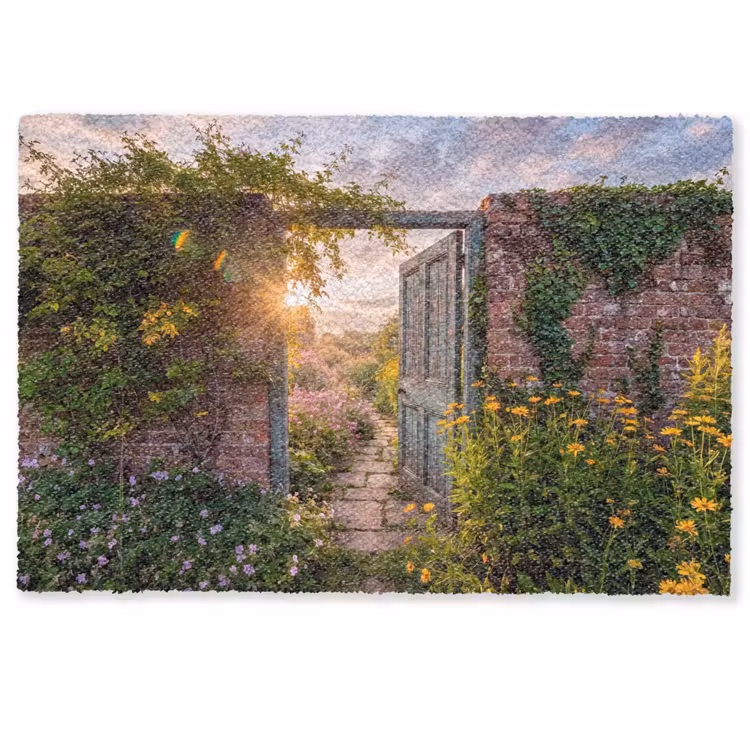 Fußmatte - Tür – Garten – Natur — 1