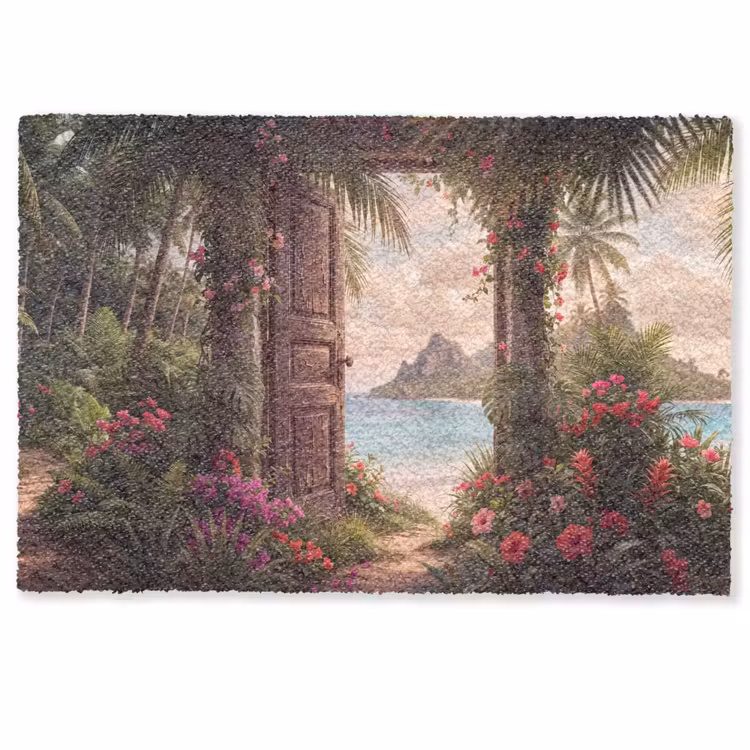 Fußmatte - Tür – Strand – Natur — 1