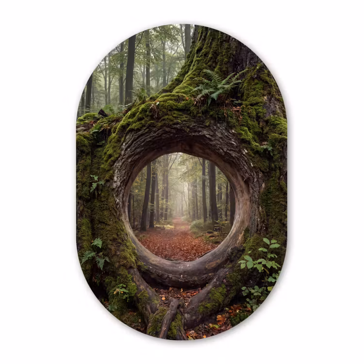 Forexbild Oval - Baum – Wald – Natur — 1