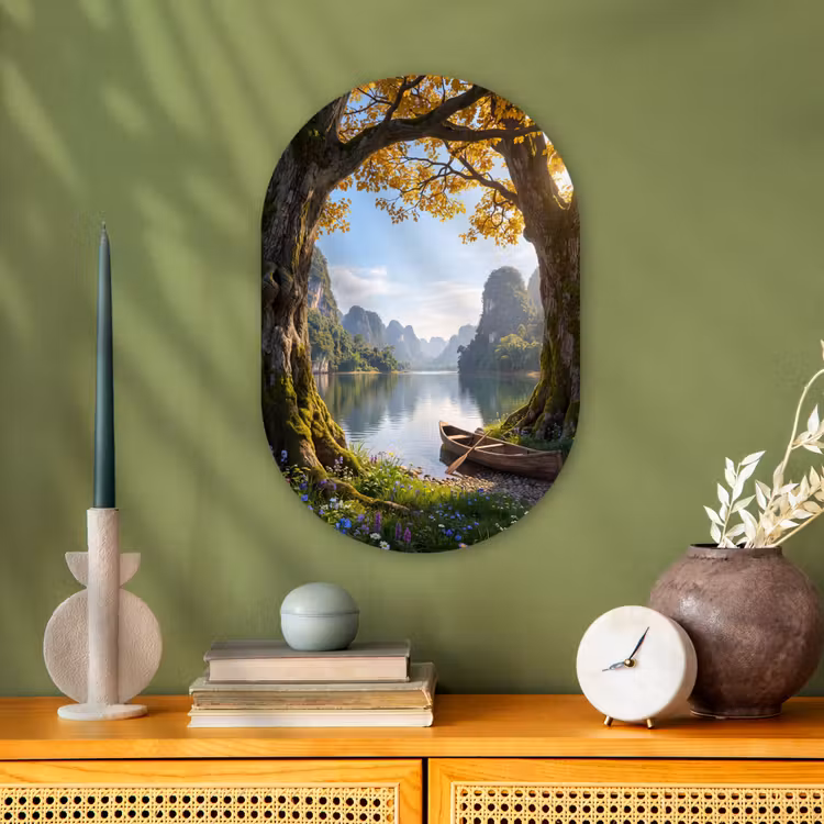 Forexbild Oval - Natur – See – Berge — 3