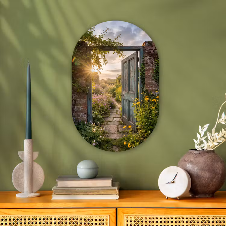 Forexbild Oval - Tür – Garten – Natur — 3