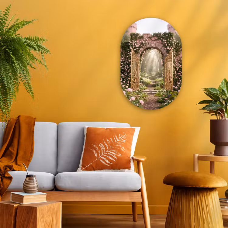 Forexbild Oval - Tor – Blumen – Märchen — 2