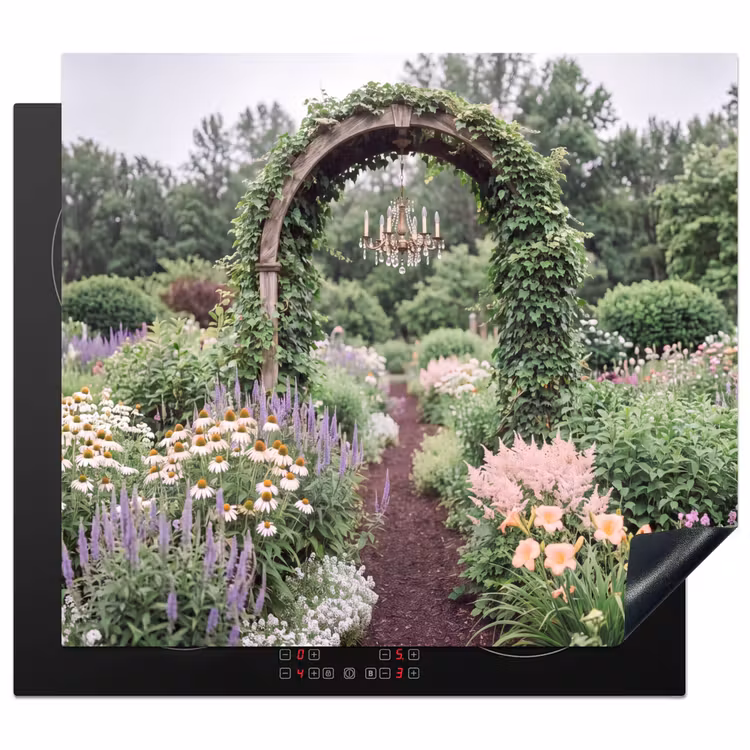 Herdabdeckplatte - Bogen – Garten – Natur — 1