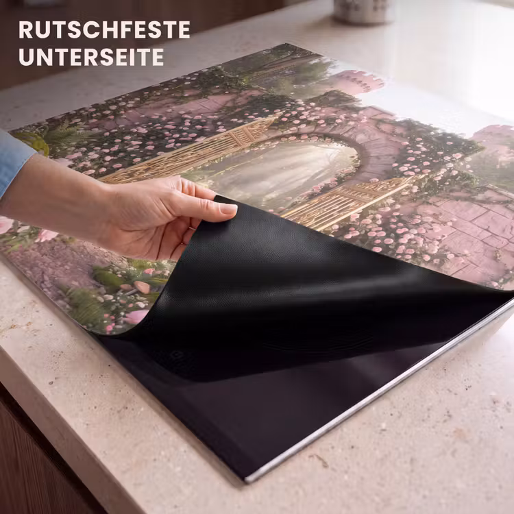 Herdabdeckplatte - Tor – Blumen – Märchen — 9