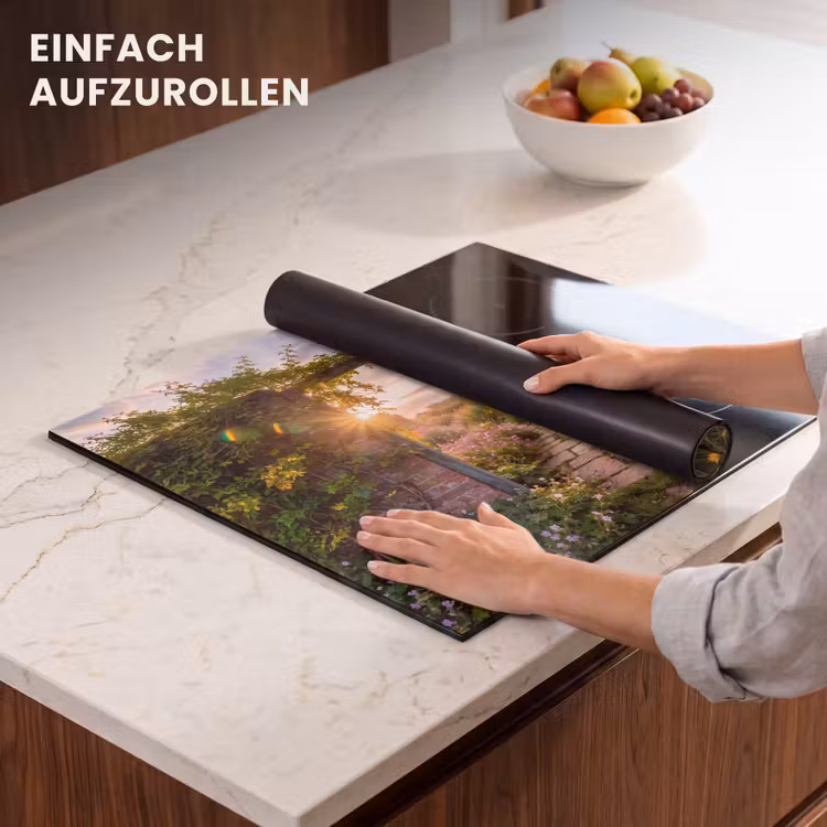 Herdabdeckplatte - Tür – Garten – Natur — 7