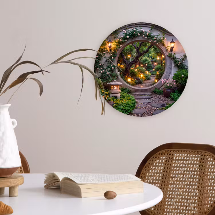 Forexbild Rund - Tor – Garten – Beleuchtung — 4