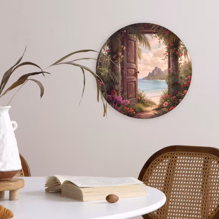 Forexbild Rund - Tür – Strand – Natur — 4