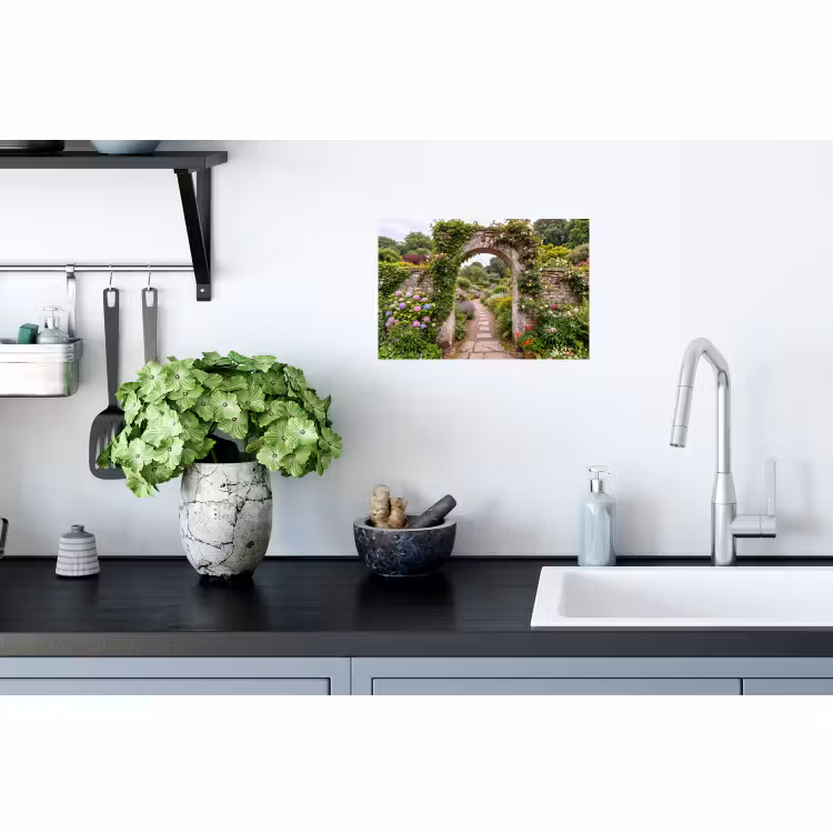 Wandtattoo – Garten – Blumen – Weg — 2