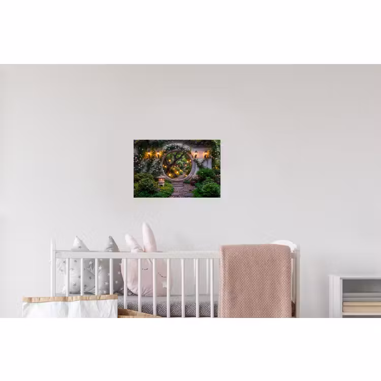 Wandtattoo – Tor – Garten – Beleuchtung — 5