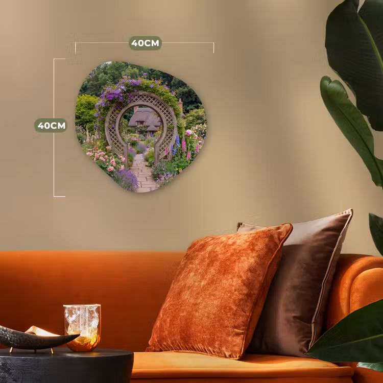 Forexbild Organische Form - Garten – Bogen – Blumen — 4