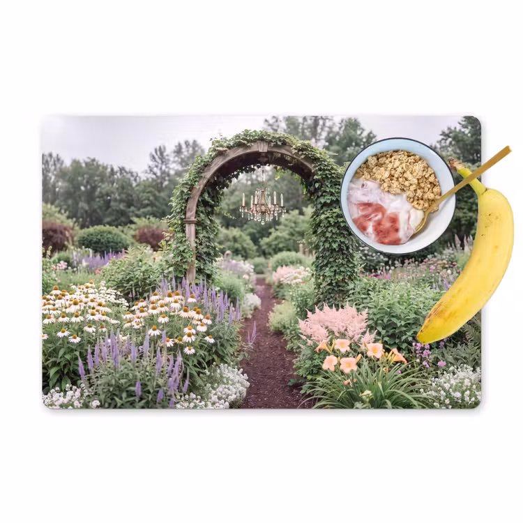 Tischset - 6 Stück - Bogen – Garten – Natur — 1