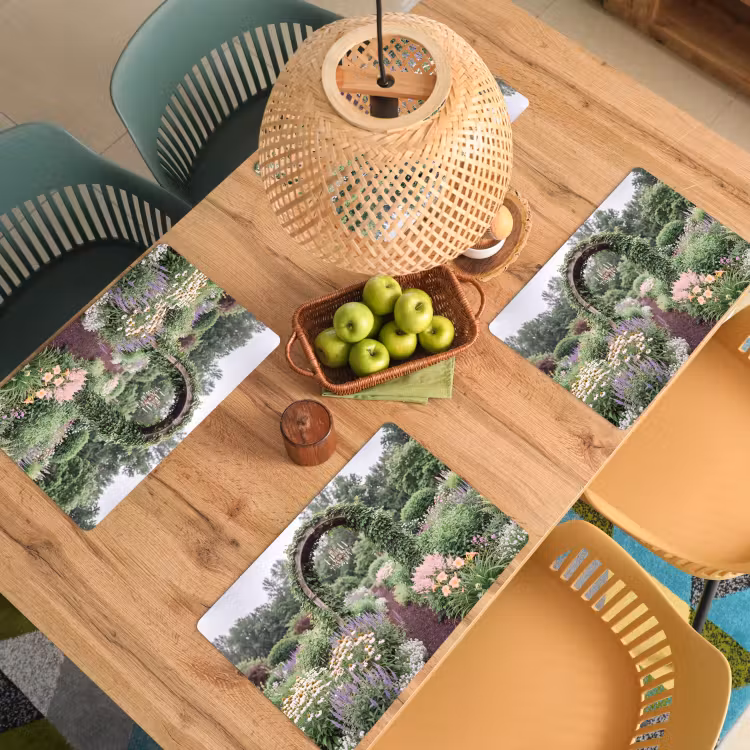 Tischset - 6 Stück - Bogen – Garten – Natur — 4