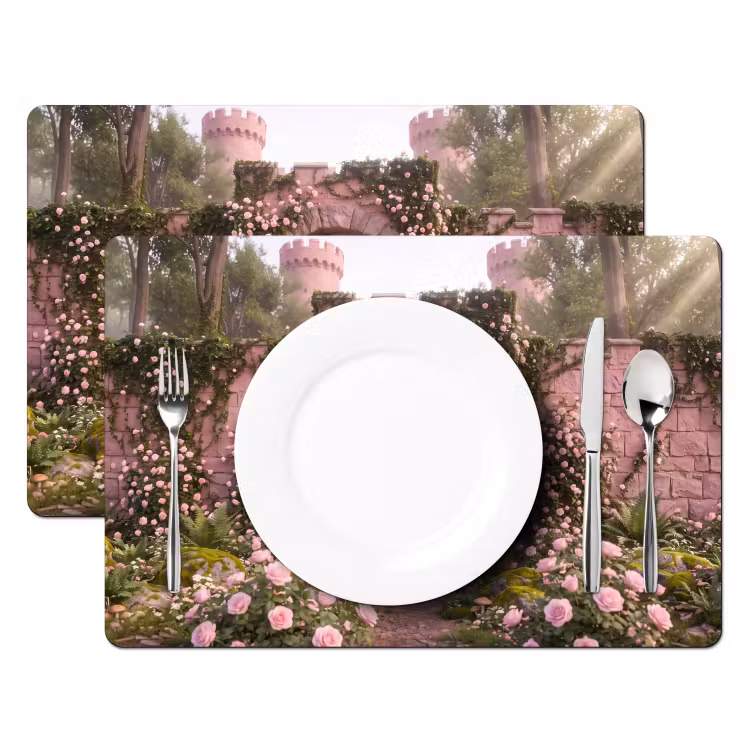 Tischset - 6 Stück - Tor – Blumen – Märchen — 2
