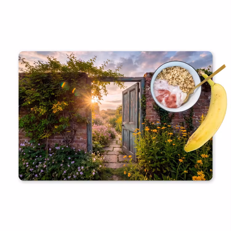 Tischset - 6 Stück - Tür – Garten – Natur — 1