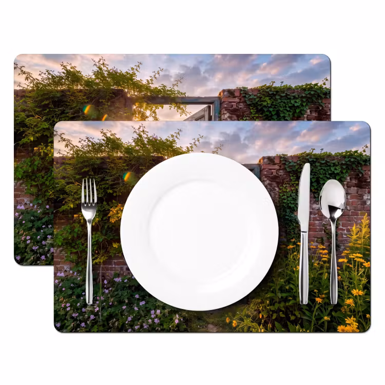 Tischset - 6 Stück - Tür – Garten – Natur — 2