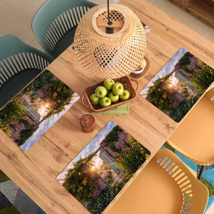 Tischset - 6 Stück - Tür – Garten – Natur — 4