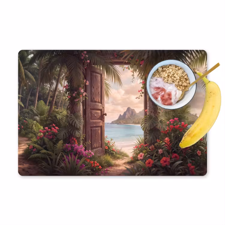 Tischset - 6 Stück - Tür – Strand – Natur — 1