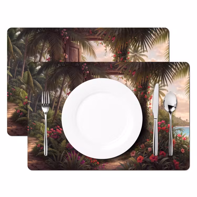 Tischset - 6 Stück - Tür – Strand – Natur — 2