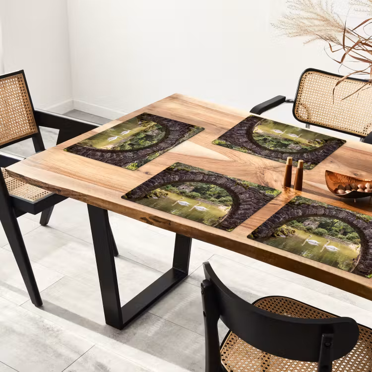 Tischset - 6 Stück - Vogel – Wasser – Natur — 3