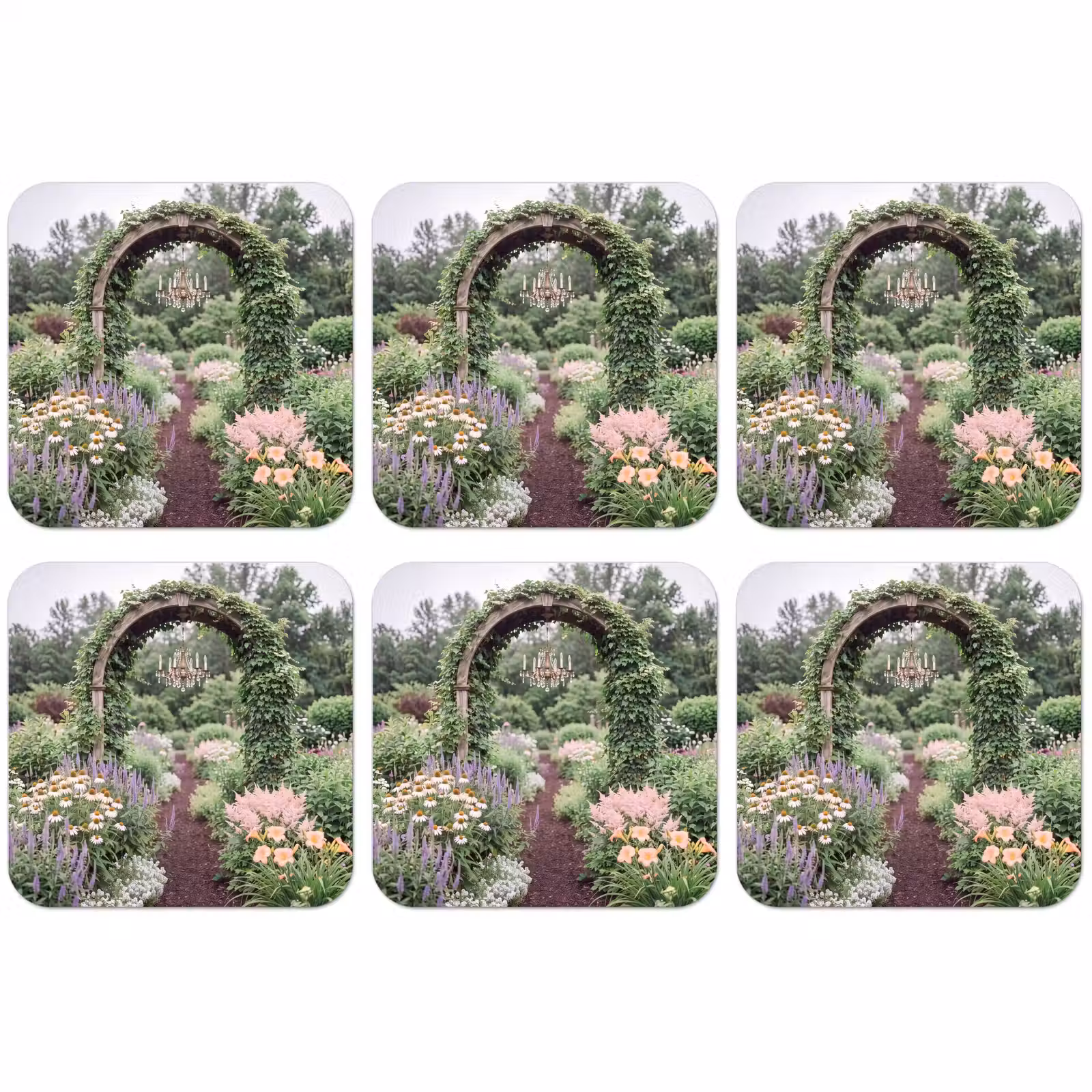 Untersetzer - Bogen – Garten – Natur — 1