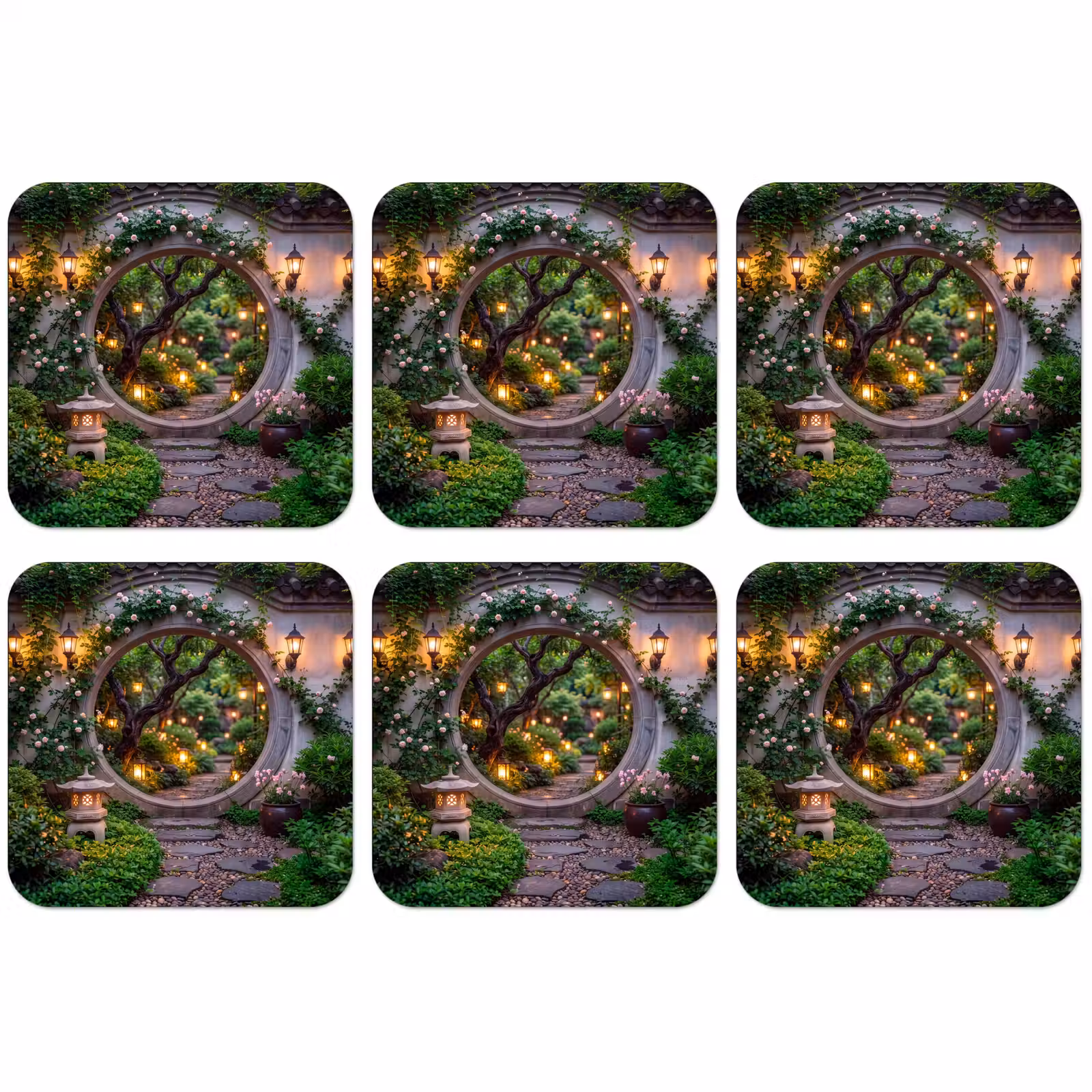 Untersetzer - Tor – Garten – Beleuchtung — 1
