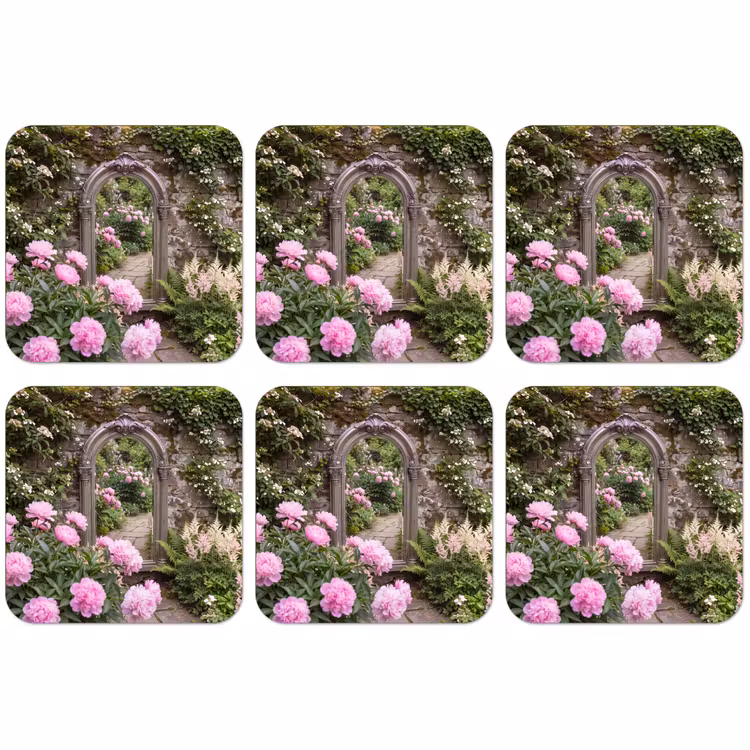 Untersetzer - Spiegel – Garten – Blumen — 1