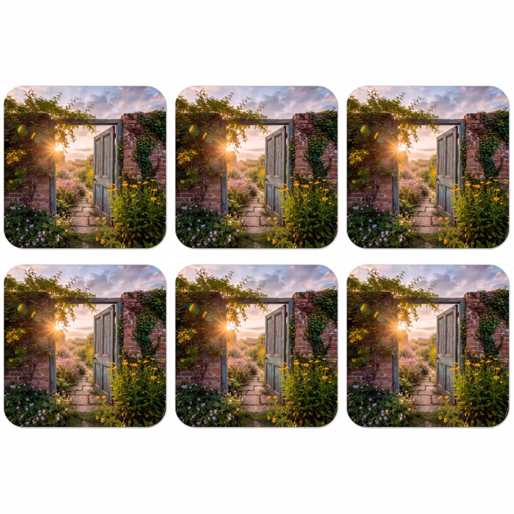 Untersetzer - Tür – Garten – Natur — 1