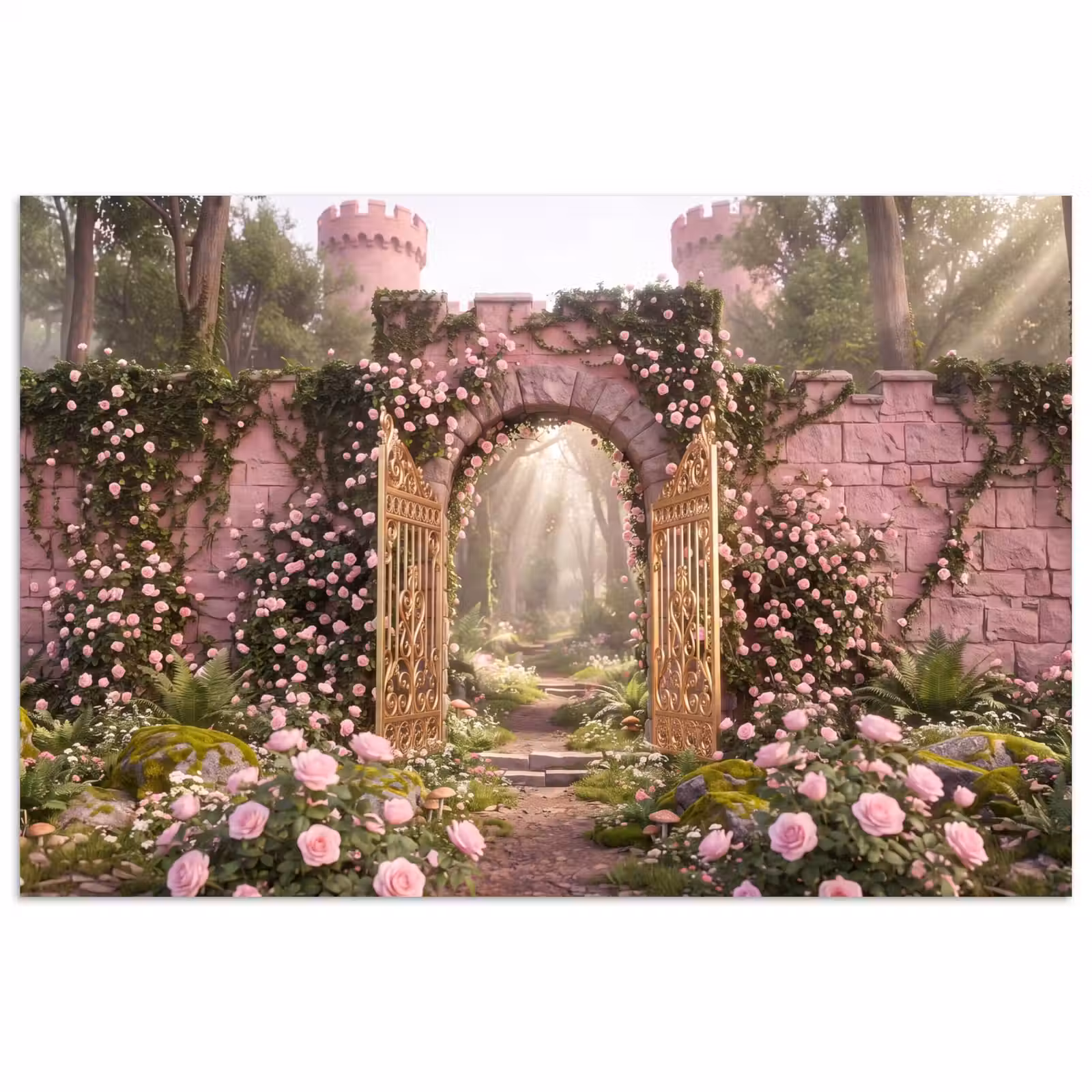 Poster - Tor – Blumen – Märchen — 1