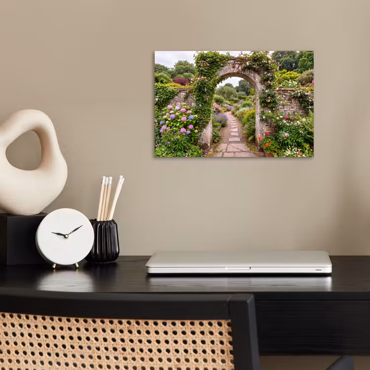 Poster - Garten – Blumen – Weg — 2
