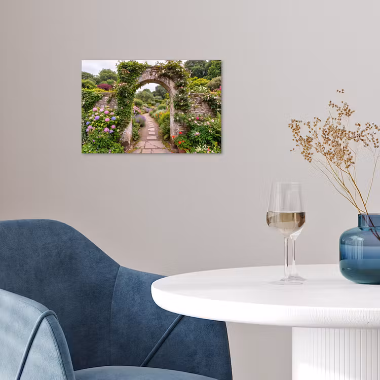 Poster - Garten – Blumen – Weg — 4