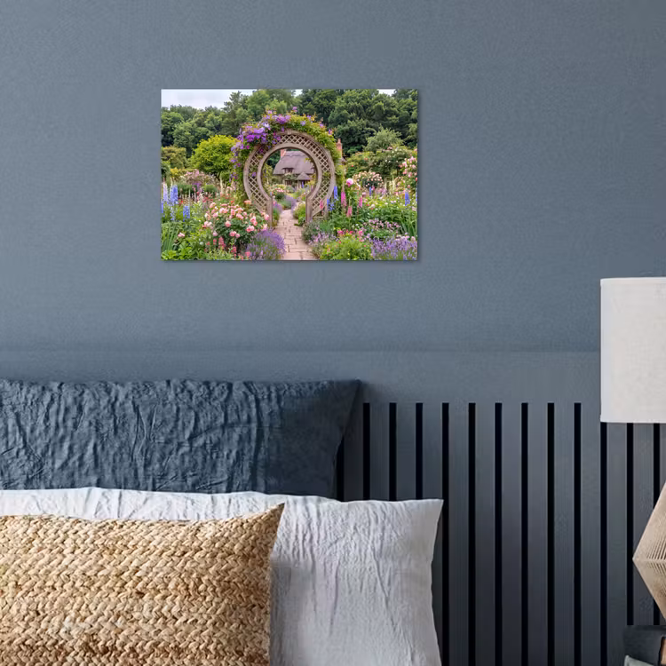 Poster - Garten – Bogen – Blumen — 3
