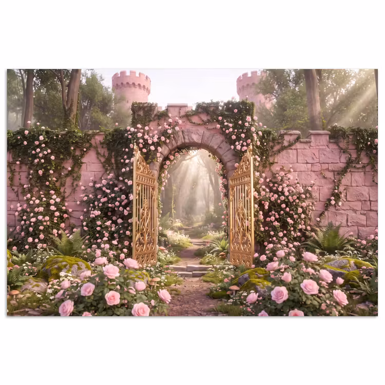 Poster - Tor – Blumen – Märchen — 1