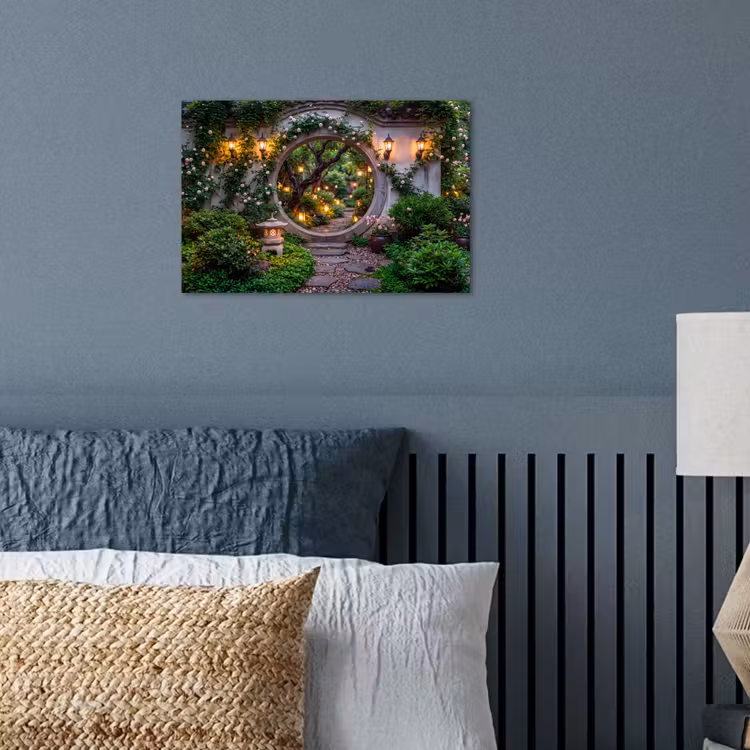 Poster - Tor – Garten – Beleuchtung — 3