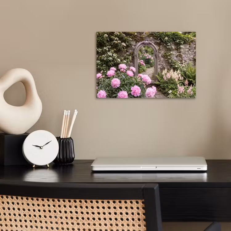 Poster - Spiegel – Garten – Blumen — 2