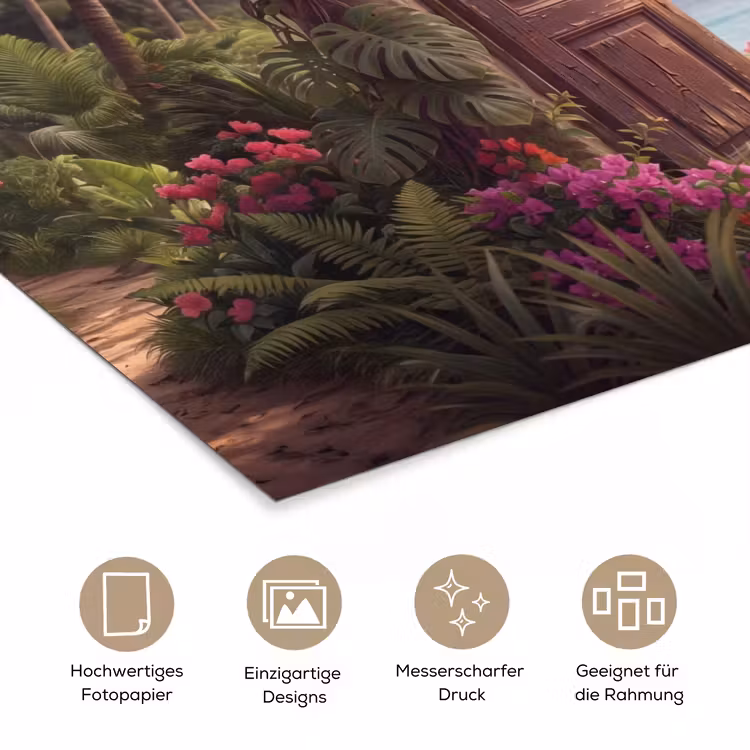 Poster - Tür – Strand – Natur — 5