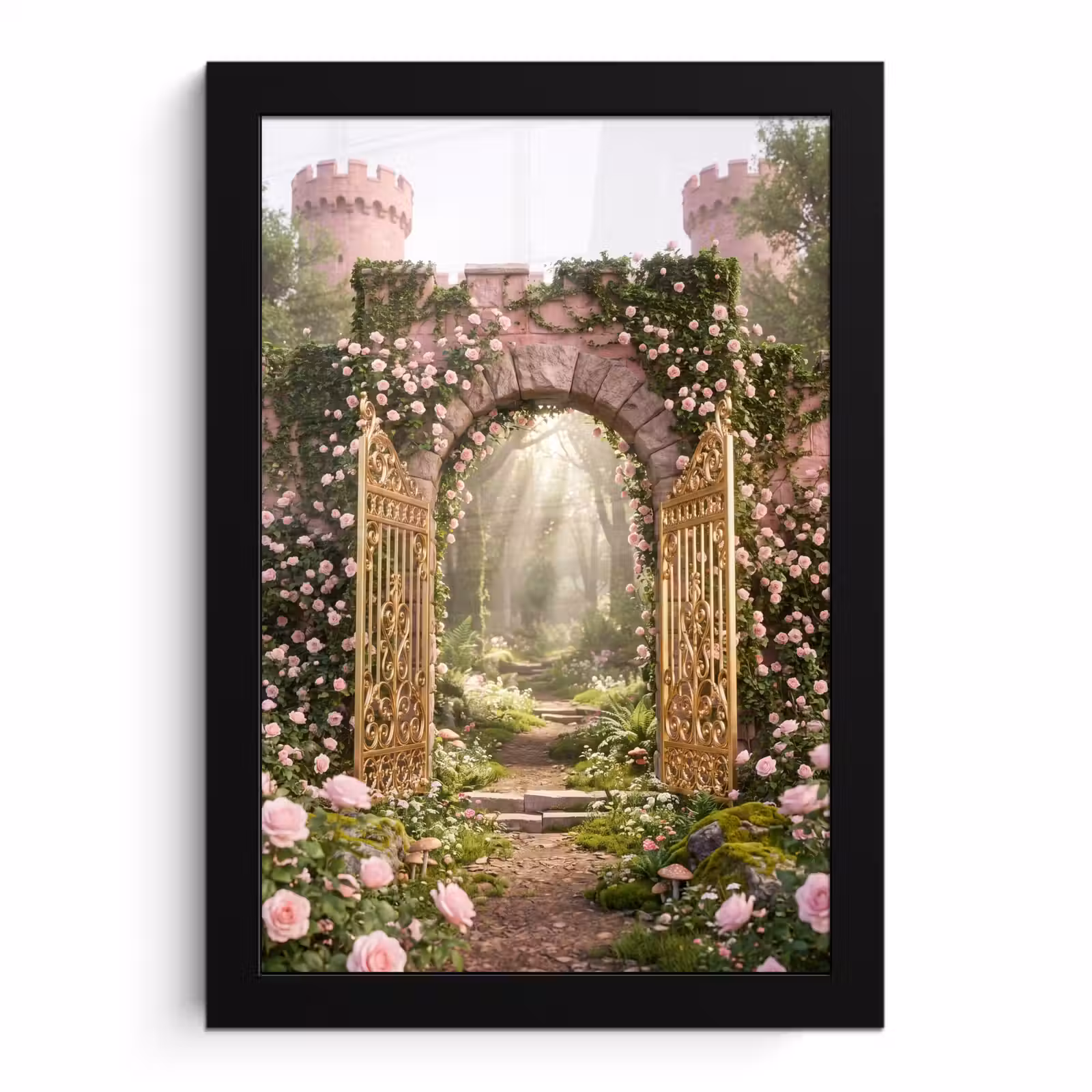 Bilder mit Rahmen - Tor – Blumen – Märchen — 1