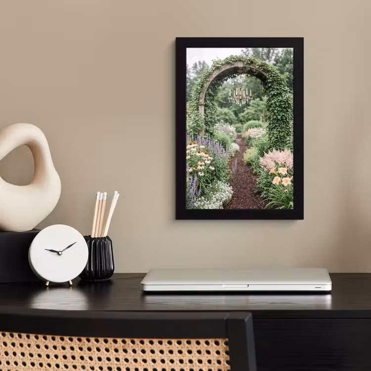 Bilder mit Rahmen - Bogen – Garten – Natur — 2