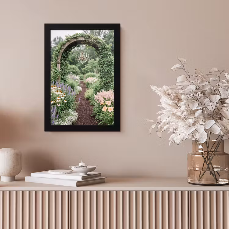 Bilder mit Rahmen - Bogen – Garten – Natur — 4