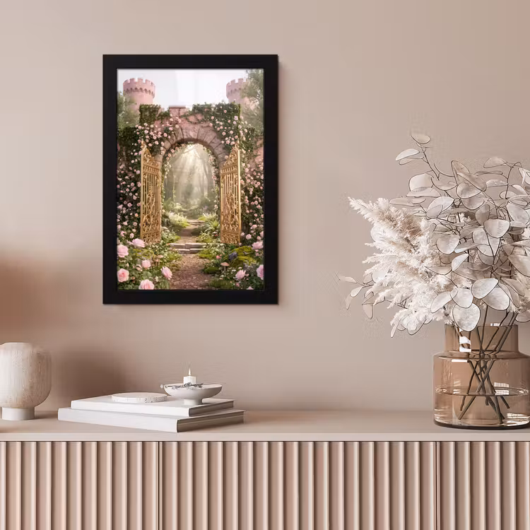 Bilder mit Rahmen - Tor – Blumen – Märchen — 4