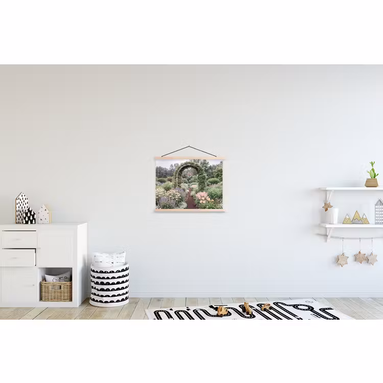 Stoffbild - Bogen – Garten – Natur — 2