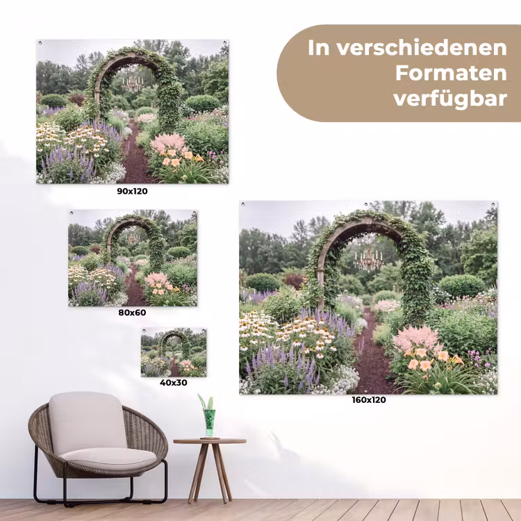Gartenposter - Bogen – Garten – Natur — 6