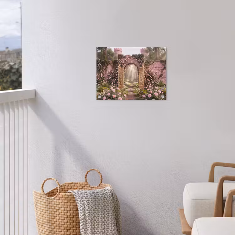 Gartenposter - Tor – Blumen – Märchen — 5