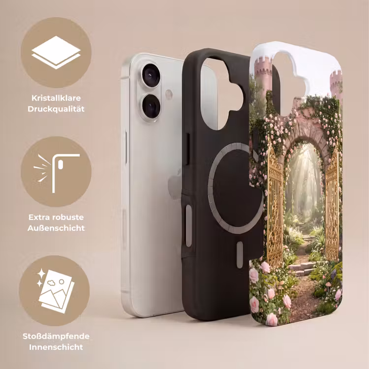 Handyhülle Toughcase - Tor – Blumen – Märchen — 3