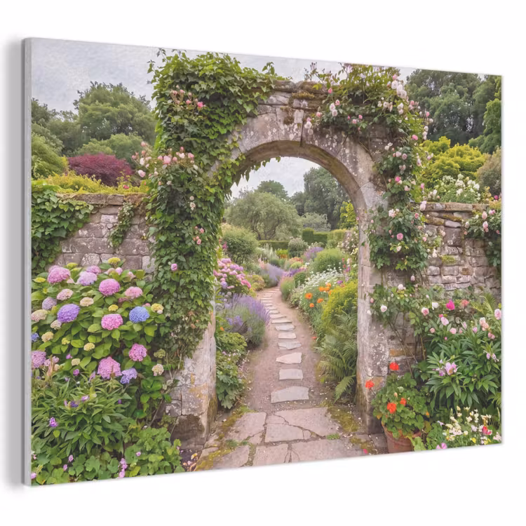 Akustikbild - Garten – Blumen – Weg — 1
