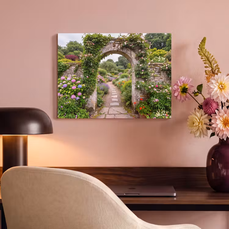 Akustikbild - Garten – Blumen – Weg — 6