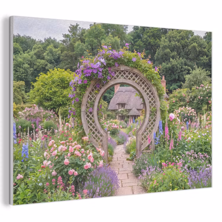Akustikbild - Garten – Bogen – Blumen — 1
