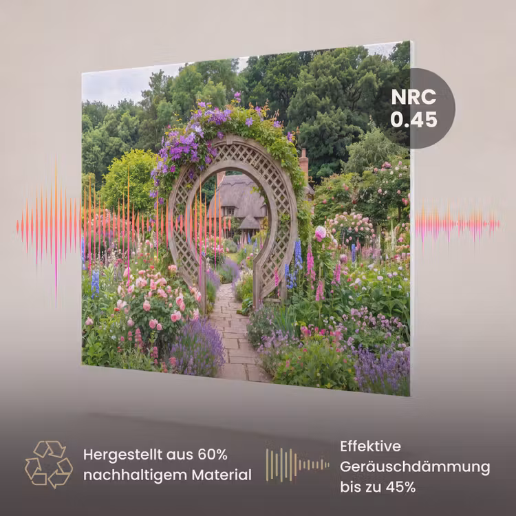 Akustikbild - Garten – Bogen – Blumen — 3
